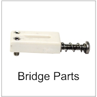 Parts for musical instrument bridges