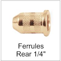 String Ferrules for 1/4" mounting holes