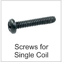 Screws for Single Coil Pickups
