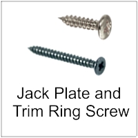 Screws for Jack Plates and Trim Ring